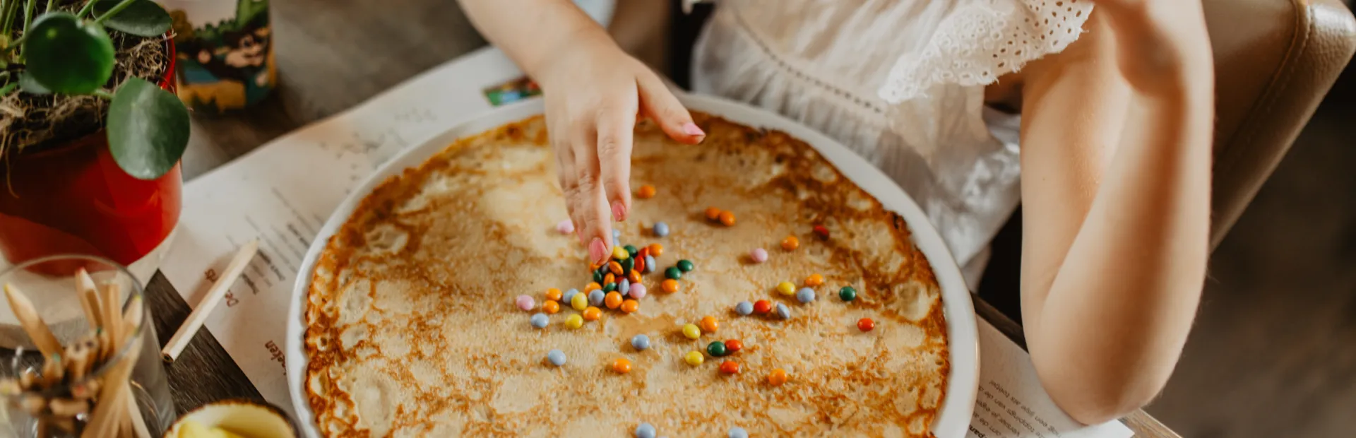 Camping de kleine wolf faciliteit horeca pannenkoeken gezin eten 2