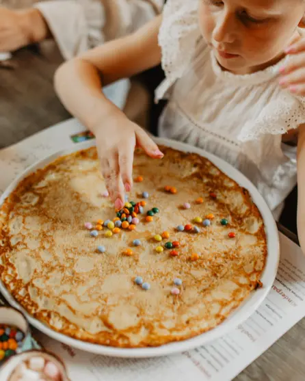 Camping de kleine wolf faciliteit horeca pannenkoeken gezin eten 2